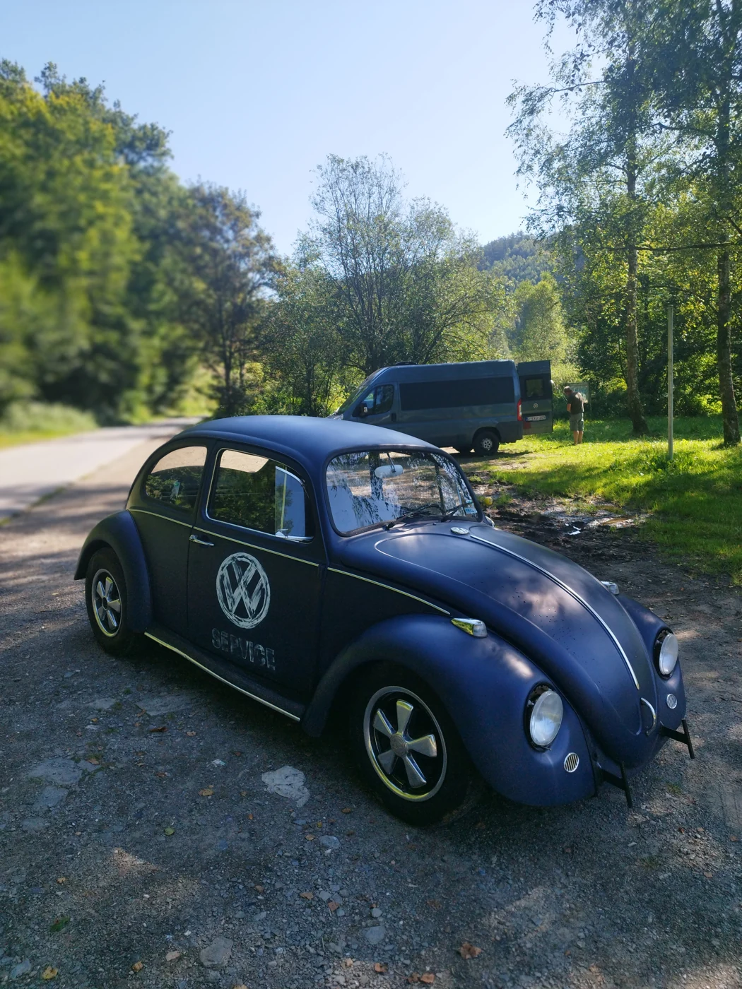 Coccinelle bleue · Service