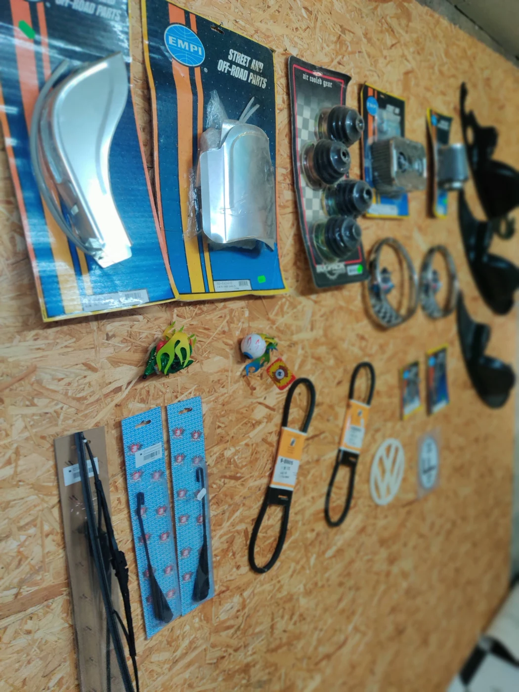 Pièces et consommables dans l’atelier